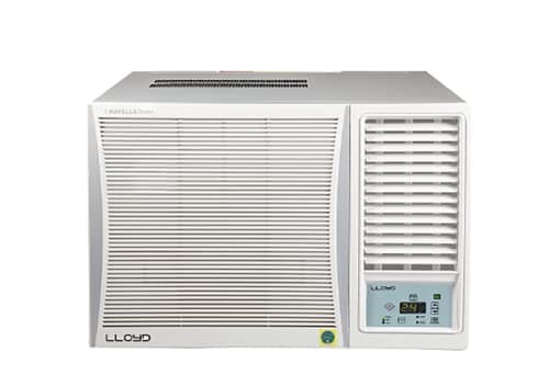 Lloyd 1.5 Ton 4 Star Window Fixed Speed Air Conditioner (GLW18C4YWGMR, White)