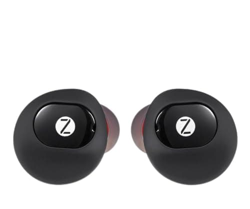 Zoook Rocker TwinPods Premium Bluetooth Earbuds with Charging Case (Black)