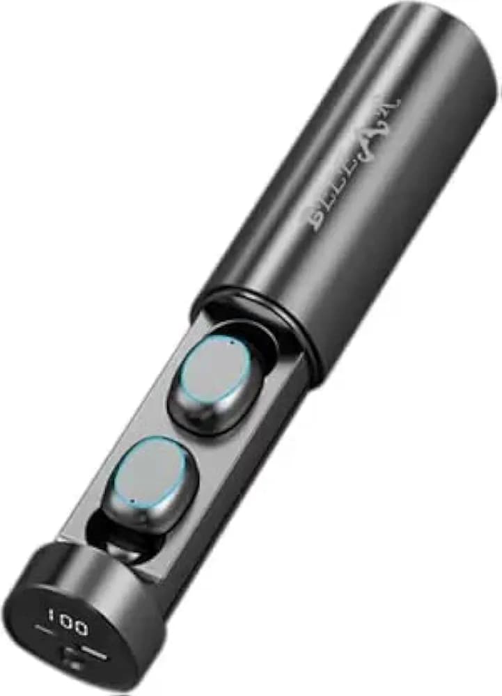 Belear BL-2.0 Pro Earbuds Black, Truly Wireless Buds, with 40H Playing Time & Noise Cancellation Bluetooth Earphone