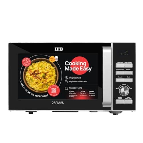 IFB 25 L Solo Microwave Oven (25PM2S, IFBJ0, Silver)