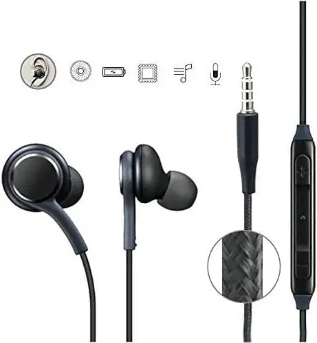 In-Ear Headphone For OnePlus Ace Racing,OnePlus Nord,OnePlus Nord 2,OnePlus Nord 2 5G,OnePlus Nord CE 2 5G,OnePlus Nord CE 2 Lite 5G,OnePlus Nord CE 5G,OnePlus Nord N10 5G In- Ear Headphone | Earphones | Headphone| Handsfree | Headset | Universal Headphone | Wired | MIC | Music | 3.5mm Jack | Calling Function | Earbuds | Microphone| Bass Bost Sound |Flat Wired Earphone| Original Earphone like Performance Earphones Compatible With All Andriod Smartphone, MP3 Players, Mobile, Laptops LV 2- Black