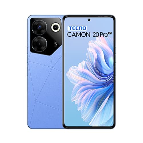 (Renewed) Tecno Camon 20 Pro 5G (Serenity Blue, 8GB RAM,128GB Storage)| India's 1st MediaTek Dimensity 8050 Processor | 16GB Expandable RAM | 64MP RGBW(G+P) OIS Rear Camera|6.67 FHD+ Big AMOLED Screen