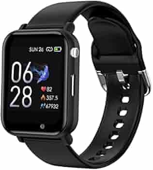 TechKing (TODAY SPECIAL ON WITH 12 YEARS WARRANTY) J1 Sim Bluetooth Smartwatch with Camera Calling SD Card Video Audio Recording Contact Synchronization Whatsapp Supports All Devices for Men and Women-BLACK