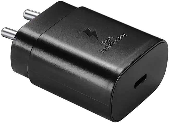 Samsung 25Watts High Speed Charger Adapter Type C|Compatible with Galaxy A20 A30/ A Series|(Adapter only) Black