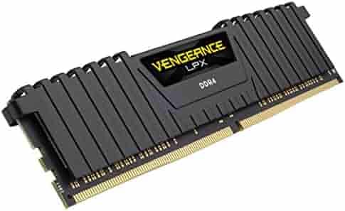 Corsair Vengeance LPX 8GB (1x8GB) DDR4 3200 (PC4-25600) C16 Optimized for AMD Ryzen - Black