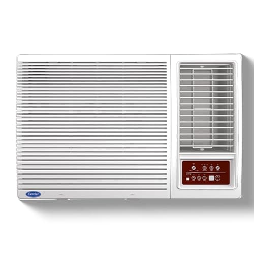 Carrier 1.5 Ton 5 Star Inverter Window AC(Copper,High Density Filter for Dust Filtration, 2Way Air Directional Control, 2025 Model,ESTRA Fxi,CIW19SC5R...