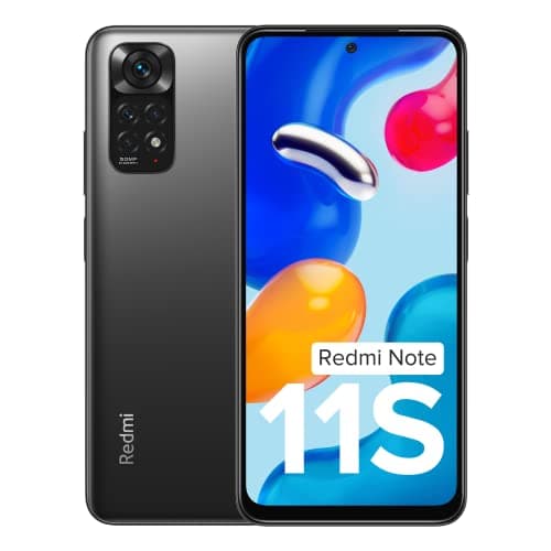(Renewed) Redmi Note 11S (Space Black, 6GB RAM, 64GB Storage)|108MP AI Quad Camera | 90 Hz FHD+ AMOLED Display | 33W Charger Included | Additional Exchange Offers|Get 2 Months of YouTube Premium Free!