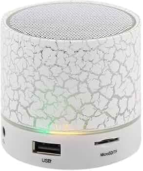 Mayne 10W Mini Portable Wireless Bluetooth Speaker with Smart LED Light, for MP3 Music Player, Connectivity SD Card, All Smartphone, 10W Mini Wireless...