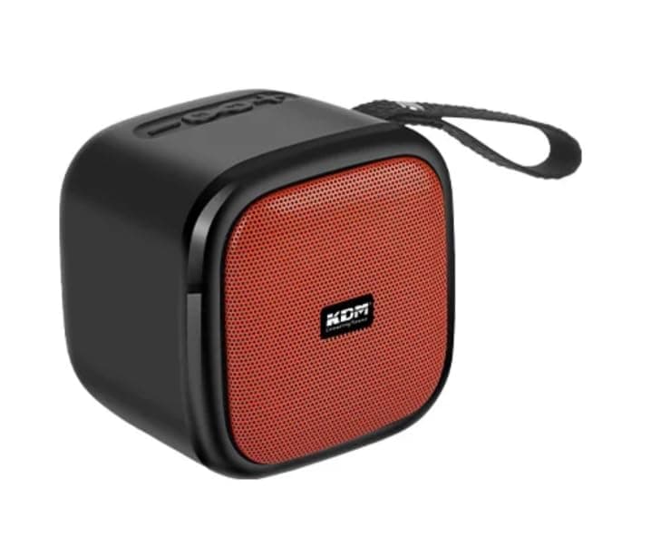 KDM 30 DotCom Portable Bluetooth Speaker, 5W Clear Sound, 8H Playtime, TWS Pairing, FM Radio, Hanging Strap, USB/TF, Type-C Charging, Compact Design,R...