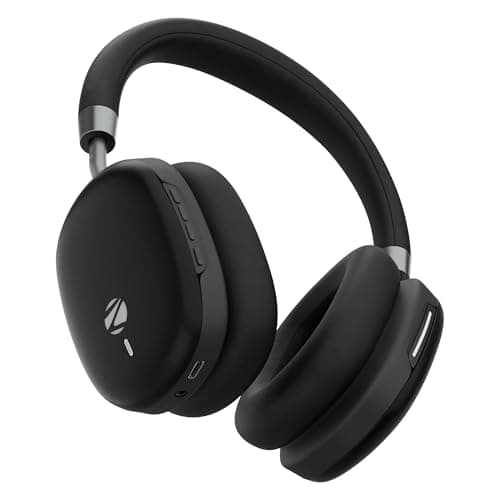 Zebronics Wireless Headphones, Hybrid ANC 48dB, Upto 100Hrs Playback, 40mm Drivers, Dual Mic ENC, BT v6.0, Gaming Mode, Dual Pairing, Touch Controls, ...
