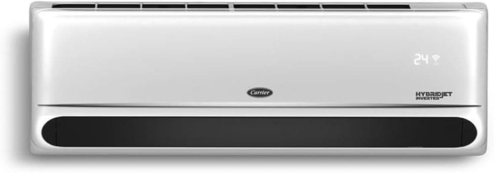 Carrier 1.5 Ton 3 Star AI Flexicool Hybridjet Inverter Split AC (Copper, 4-in-1 Flexicool with Anti-Viral Guard, Smart Energy Display, 2023 Model,INDU...