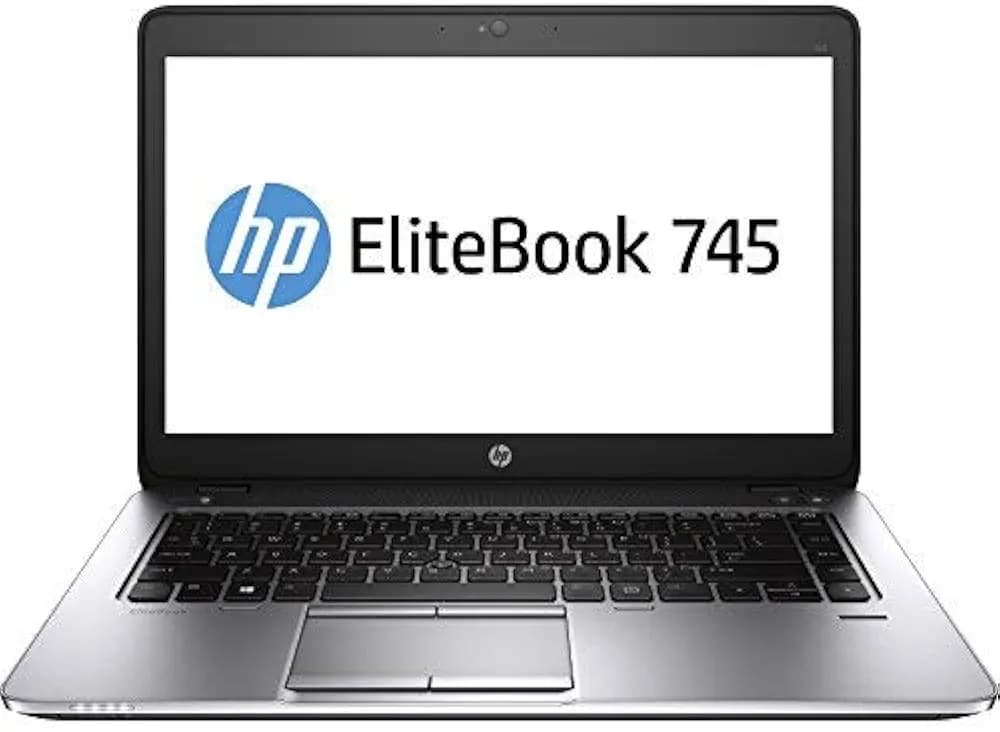 (Renewed) HP Windows 10 Pro Elitebook Laptop 745G2 AMD PRO-7150B Processor , 16 GB Ram & 512 GB SSD, 14.1 inches Ultra Slim & Light 1.7 Kg Notebook Computer