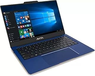 AVITA PURA E14 NS14A6ING431- WBA Thin and Light 14 inches Laptop AMD Radeon R4 (APU Dual Core A6/4GB/128GB SSD /Win 10 Home) 1.34 kg Water Blue
