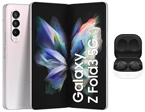 (Refurbished) Samsung Galaxy Z Fold3 5G (Phantom Silver, 12GB RAM, 256GB Storage) with No Cost EMI/Addit