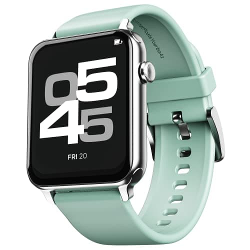 (Renewed) boAt Wave Call Smart Watch, Smart Talk with Advanced Dedicated Bluetooth Calling Chip, 1.69” HD Display with 550 NITS & 70% Color Gamut, 150+ Watch Faces, Multi-Sport Modes,HR,SpO2(Caribbean Green)