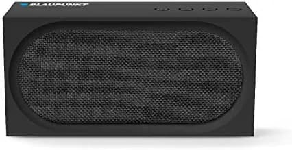 Germany's Blaupunkt BT55 12 W Bluetooth Speaker with Dual Passive Radiators, Rich Deep Bass, Portable Wireless Speaker for Home, Outdoor, Travel (Black)