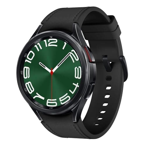 Smsung Galaxy Watch6 Classic Smartwatch with Rotating Bezel, LTE, BP and ECG Monitor, Sleep and Health Tracking, Fast Charging, IP68 Rating, Black, 43...
