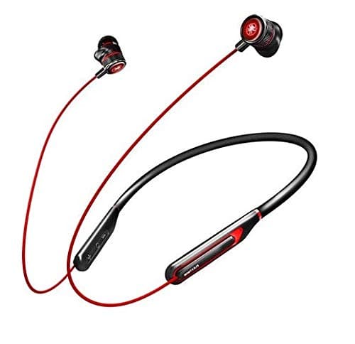 Plextone G2 Wireless Bluetooth in Ear Neckband Headphone with Mic (Black & Red) In-Ear