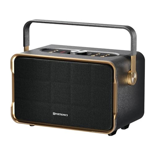 Portronics Harmony 80W Premium Portable HD Sound Speaker, Upto 6 Hours Playtime, 2.1 Channel, Bass Boost Technology, Bass/Treble Adjustment, Bluetooth...