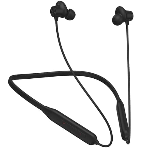 Kratos N4 Bluetooth Neckband with 52H Playtime, Deep Bass, Stereo Sound, HD Calls, Magnetic Earbuds, Type-C Fast Charging, Rich Audio, Hollow Switch f...