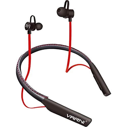 VARNI B995 Wireless In-Ear Earphone with Hi-Fi Stereo Sound, 30Hrs Music Playtime, Lightweight Ergonomic Neckband, Voice Assistant with Mic