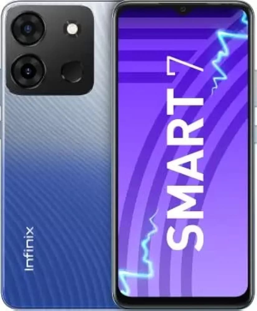 (Renewed) INFINIX Smart 7 (64 GB) (4 GB RAM) (Azure Blue)