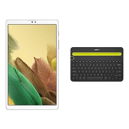 Samsung Tab A7 3GB RAM 32GB Storage with Logitech K480 Wireless Multi-Device Keyboard - Black