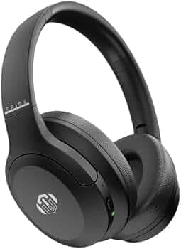 Tribe Lifestyle Boom X Over-Ear Headphone with Up to 50H Playtime, BT V5.3, 40mm Dynamic Drive, Button Controls with Built-in Mic, Active Noise Cancellation(ANC), Voice Assistant, Type C Portable Charging Case (Black)