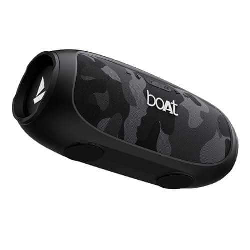 boAt Newly Launched Stone 1800 Bluetooth Speaker with 90 W RMS Sound, RGB LEDs, EQ Modes, IPX6,BT v5.3,Multi- Compatibility Aux&USB, Playback time Up...