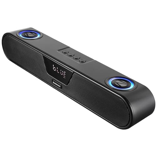 ZEBRONICS Astra 40 Portable Bluetooth Speaker, 20W RMS, Dual Drivers + 2 Passive Radiators, Upto 22 Hours Playback, BTv5.3 | USB | AUX | mSD | TWS, Sp...