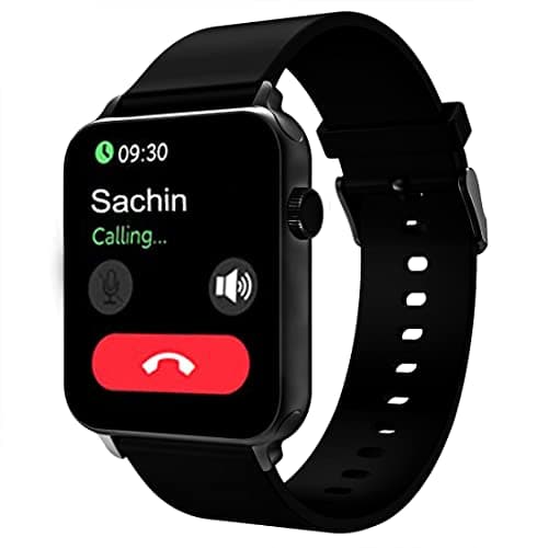Tokdis MX-1 Pro Bluetooth Calling Smartwatch - 1.69” LCD Display, Multiple Watch Faces, Sleep Monitor, Heart & SpO2 Monitoring, Multiple Sports Modes (Jet Black, MX-1 Pro (Grand Edition)