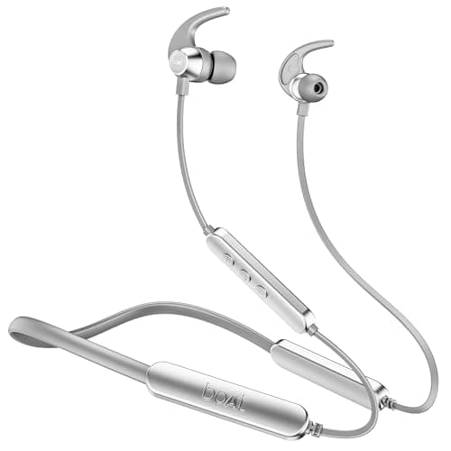 boAt Rockerz 255 Pro+ Bluetooth in Ear Earphones with Upto 60 Hours Playback, ASAP Charge, IPX7, Dual Pairing and Bluetooth v5.0(Moon White)