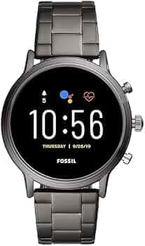 (Refurbished) Fossil Gen 5 Smartwatch with AMOLED Screen, Wellness Features and Smartphone Notifications