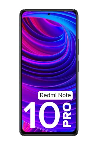 Redmi Note 10 Pro (Dark Night, 6GB RAM, 128GB Storage) -120hz Super Amoled Display|64MPwith 5mp Super Tele-Macro | 33W Charge