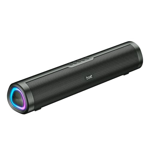 boAt 2025 Launch Aavante 2.0 150, 2.0 CH, 16W Signature Sound, RGB LEDs, Dual Full-Range Drivers, Upto 5H Battery, TWS, Multi Ports, Bluetooth Sound b...