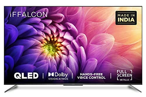 iFFALCON 164 cm (65 inches) 4K Ultra HD Certified Android Smart QLED TV 65H71 (Metallic Black) (2021 Model) | Dolby Vision & Atmos