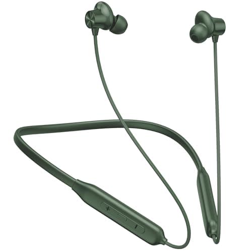 Kratos N4 Bluetooth Neckband with 52H Playtime, Deep Bass, Stereo Sound, HD Calls, Magnetic Earbuds, Type-C Fast Charging, Rich Audio, Hollow Switch f...