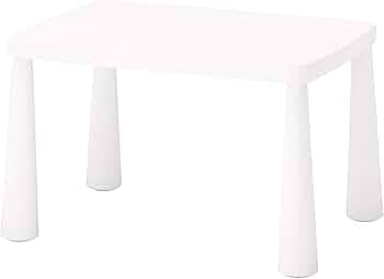 Mammut Children's Table, in/Outdoor White, 77x55 cm (30 3/8x21 5/8") (White)