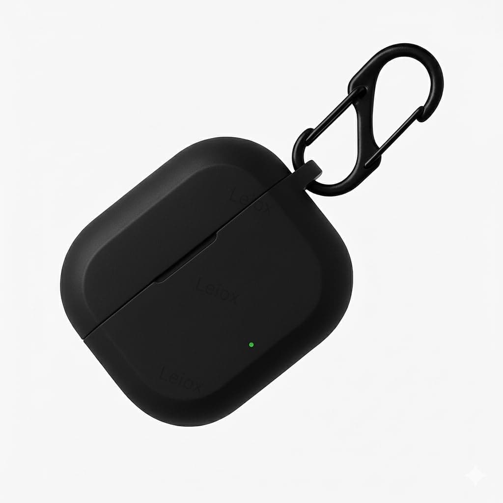 Hamper Silicone Protective Case Cover for OnePlus Nord Buds 3r (Black)