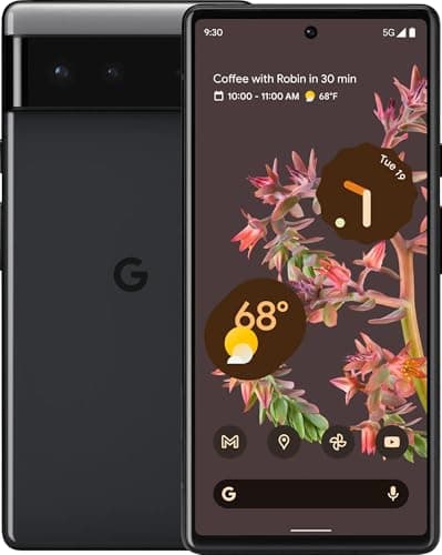 Google Pixel 6 5G (Stormy Black, 8GB RAM, 256GB Storage)