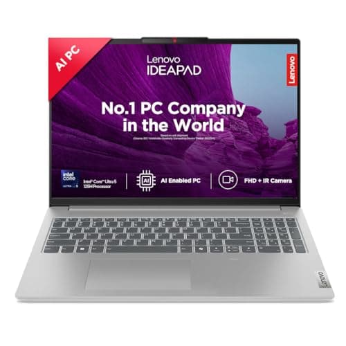 Lenovo IdeaPad Slim 5 Intel Core Ultra 5 125H 16" (40.64cm) WUXGA-IPS 300Nits Thin & Light Laptop (16GB/1TB SSD/Win 11/100%sRGB/Office 2021/Backlit KB...