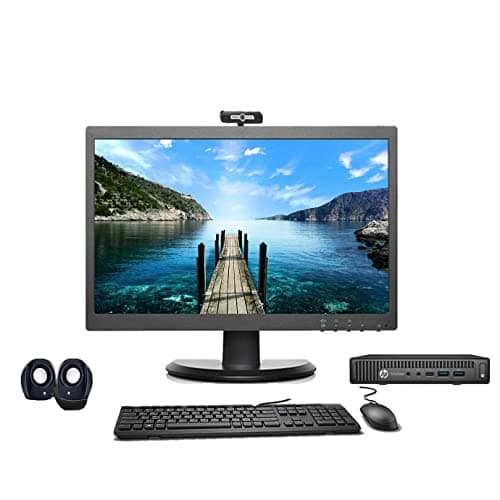 (Renewed) HP EliteDesk 19" All-in-One Desktop Computer Set(Intel i5 6th Gen/8 GB DDR4 RAM/1TB HDD /19" HD Monitor+Tiny CPU+KB+Mouse+ HD Webcam+Speakers+WiFi/Windows 11/MS Office)