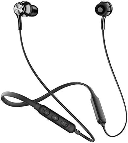 Wireless Bluetooth Neckband For Nokia 5.2 Bluetooth Headphone Headset Hands-Free Earphone With Mic And Volume Controller Noise Isolating Stereo Sound Quality Sweatproof Sports Headset Professional Bluetooth 5.1 Wireless Stereo Sport Headphone Hi-Fi Sound Hands-Free Calling Duet - Black