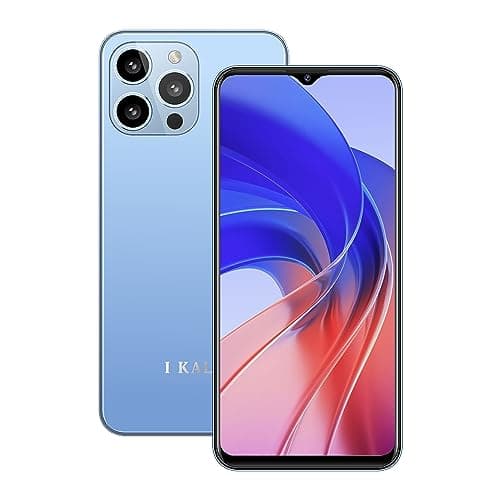 IKALL Z18 4G Smartphone 6.53 Inch HD+ Display | Multi-Touch Capacitive | 6GB RAM | 128GB Storage | Side Finger Sensor | Face Unlocker | 1.6Ghz Octa Core Processor 5000mAh Inbuilt Battery (Blue)