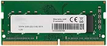 8GB DDR4 3200MHz SODIMM Laptop Memory - Ram