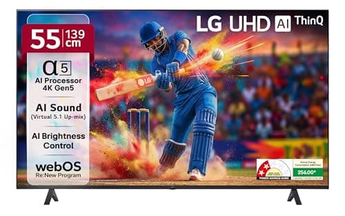 LG 139 cm (55 inches) 4K Ultra HD Smart LED TV 55UQ7500PSF (Ceramic Black)