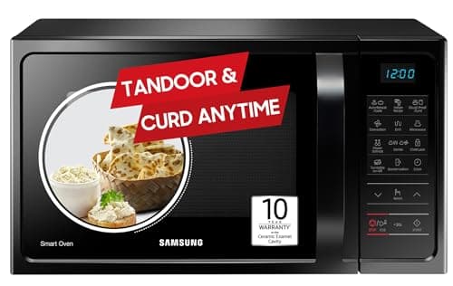 Samsung 28 L Convection Microwave Oven (MC28A5013AK/TL, Black, Curd Anytime)