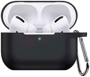 Air Pods Pro Bluetooth Headphone with Silicone Black Cover