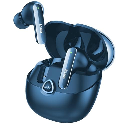 truke [Just Launched Buds F1 Ultra True Wireless Earbuds (Blue)