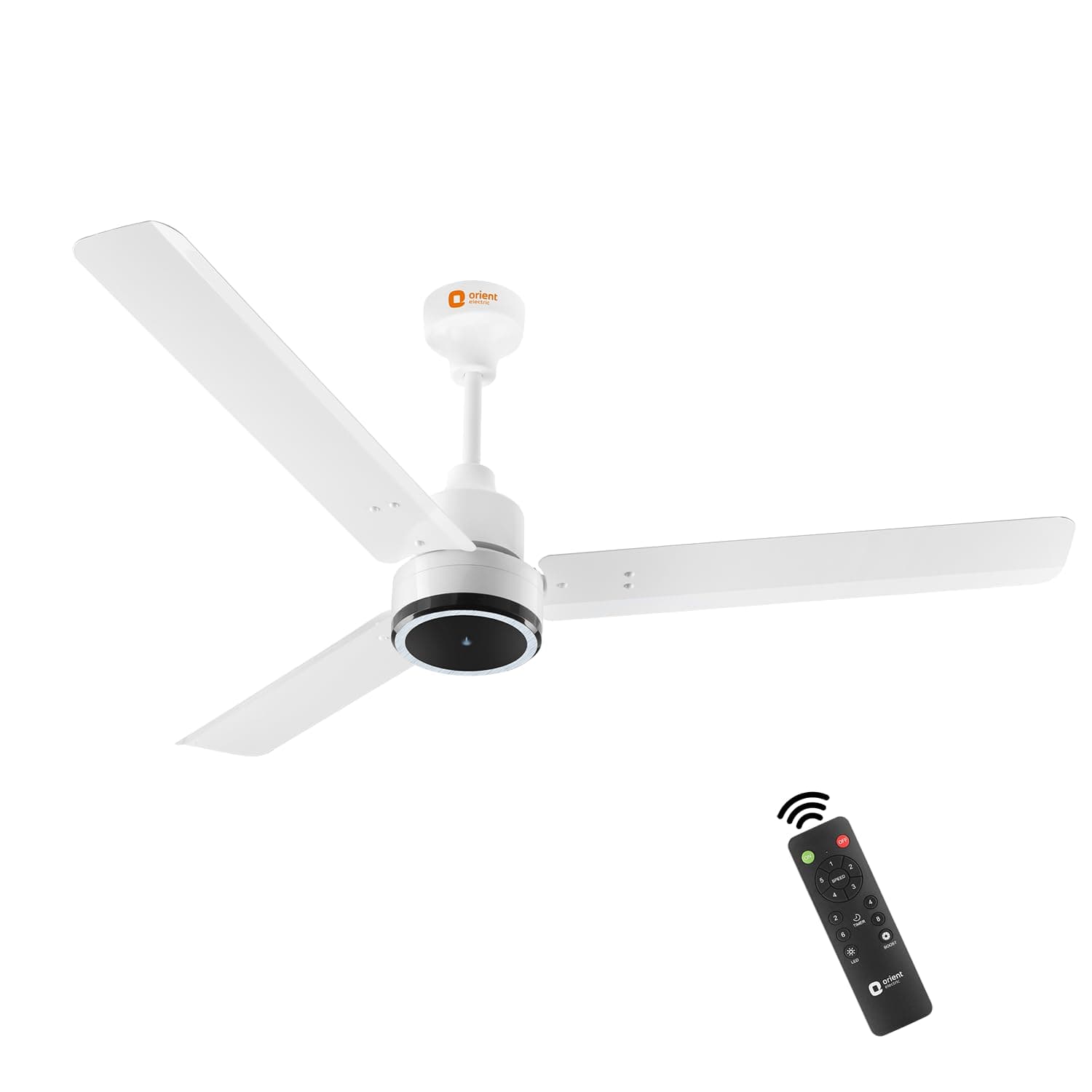 Orient Electric Newly Launched Zeno 1200mm BLDC Motor 5 Star Rated Ceiling Fan with Remote | 3 Years Warranty by Orient | Decorative Ceiling Fan for H...